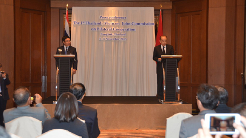 ອັດກອງປະຊຸມຄັ້ງທຳອິດຄະນະກຳມະການປະສົມກ່ຽວກັບການຮ່ວມມື2ຝ່າຍຫວຽດນາມ-ໄທ